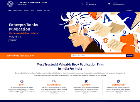 Book Publication Website || Deepesh Jain Projects || Fullstack